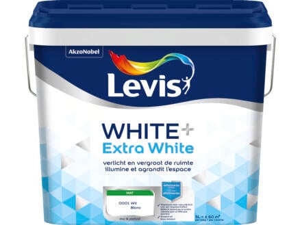 Levis Extra White+ peinture murale 5l blanc 1