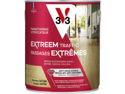 V33 Extreme Protection vernis / lak parket zijdeglans 2,5l kleurloos 1