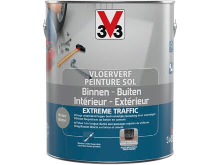 V33 Extreme Traffic peinture sol très sollicité satin 2,5l béton 1