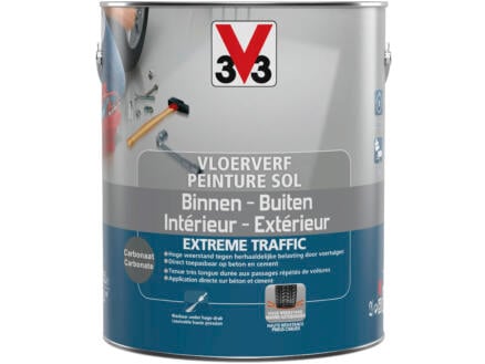 V33 Extreme Traffic peinture sol très sollicité satin 2,5l carbone 1