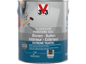 V33 Extreme Traffic peinture sol très sollicité satin 2,5l carbone