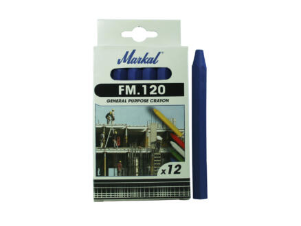 Markal FM 120 krijt multifunctioneel blauw 12 stuks 1