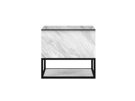 Allibert Fabrika meuble lavabo 60cm 1 tiroir marbre 1