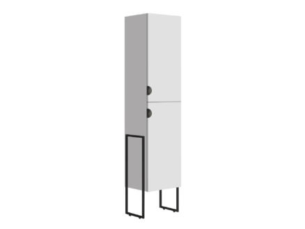 Allibert Faktory meuble colonne 40cm 2 portes blanc mat 1