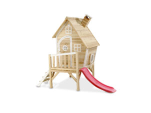 Exit Toys Fantasia 300 speelhuisje + glijbaan rood
