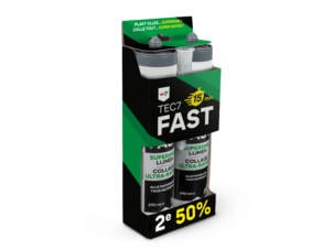 Tec7 Fast montagelijm 290ml wit promopack 2 stuks