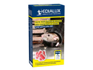 Edialux Fatal pâte contre rats et souris 150g