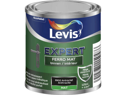Levis Ferro finition pour ferronnerie mat 0,125l anthracite 1