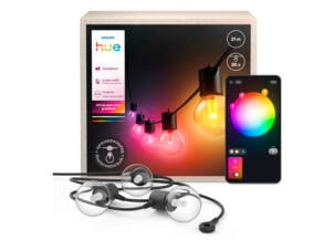 Philips Hue Festavia LED lichtsnoer 25,6W zwart 21m 30 lampen