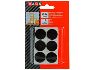 Mack Feutre adhésif 22mm brun 12 pièces
