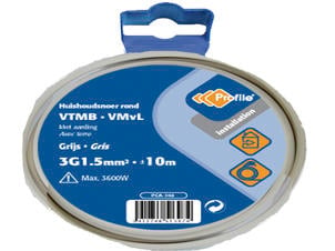 Profile Fil VTMB 3G 1,5mm² 10m gris