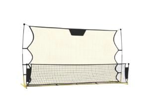 Filet rebond football 183x85x120 cm noir/jaune
