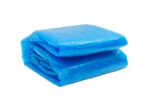 Film solaire flottant pour piscine ronde 455cm PE bleu