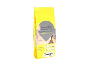 Weber Beamix Finish Protect 3 mortier de jointoiement imperméable & propreté durable 4kg gris