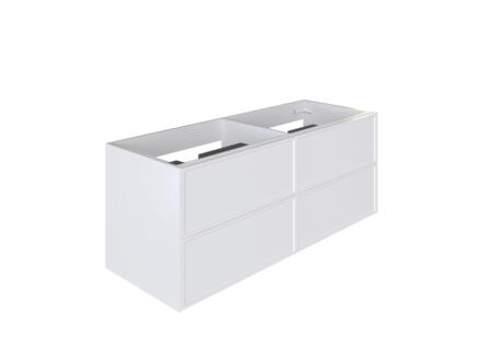 Allibert Finn meuble lavabo 120m 4 tiroirs blanc brillant 1
