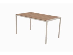 Garden Plus Firenze table de jardin 140x85 cm brun/beige