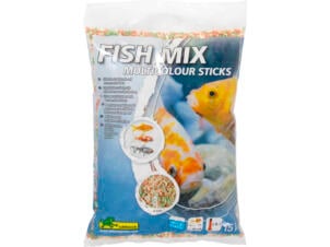 Ubbink Fish Mix multi color sticks visvoer 15l 4mm