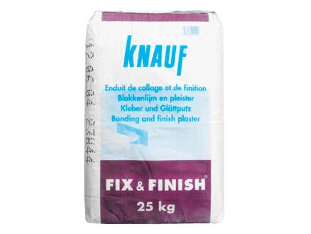 Knauf Fix & Finish plâtre 25kg 1