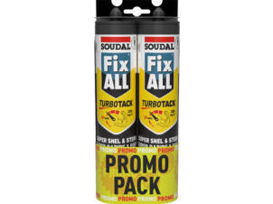 Soudal Fix ALL TurboTack lijm 290ml wit 2 stuks
