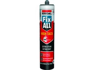 Soudal Fix All High Tack montagelijm 290ml alu grijs