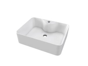 Aurlane Fjord wastafel opbouw 48x37x13,5 cm wit
