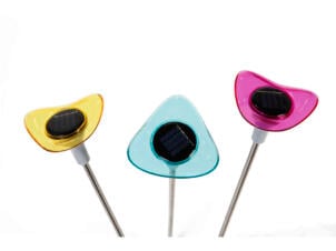 Garden Plus Fleur borne solaire LED 3 couleurs