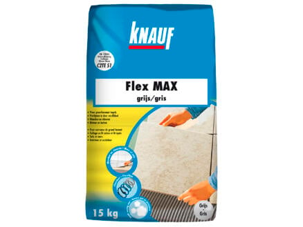 Knauf Flex Max colle pour carrelages 15kg gris 1