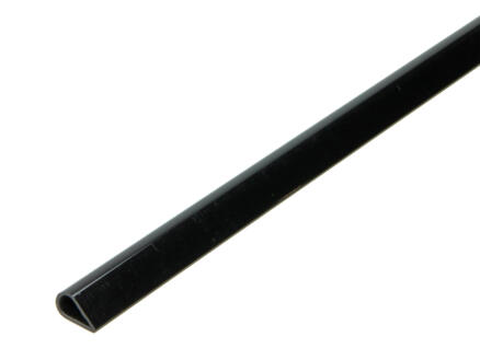 Arcansas Flexibel profiel 1m 5mm PVC zwart 1