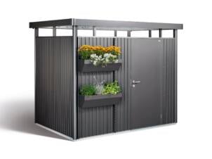 Biohort FloraBoard bac à fleurs 198cm acier gris foncé pour AvantGarde/HighLine/Panorama