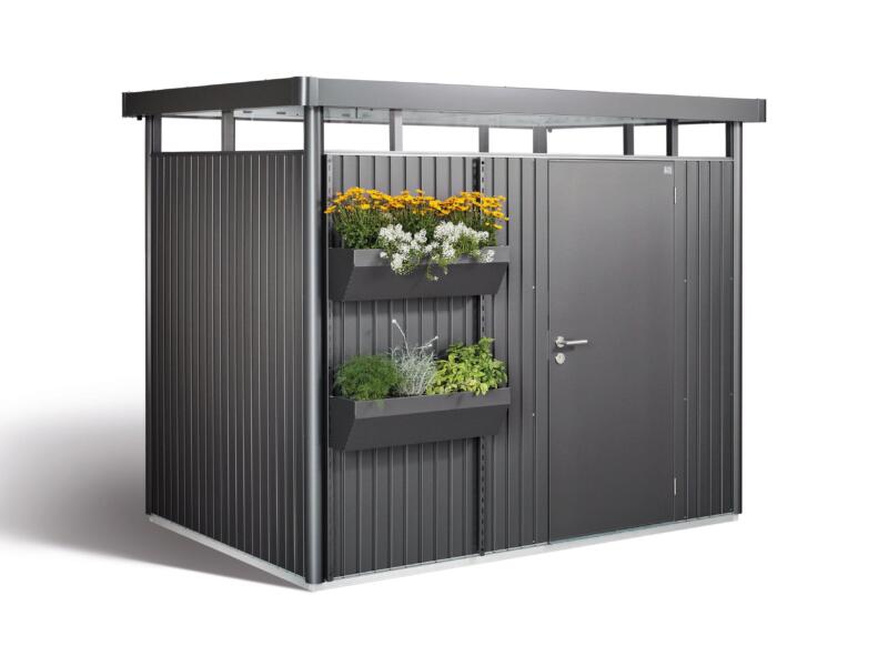 Biohort FloraBoard bac à fleurs 198cm acier gris foncé pour AvantGarde/Highline/Panorama