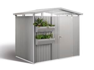 Biohort FloraBoard bloembak 188cm staal kwartsgrijs voor AvantGarde/HighLine/Panorama