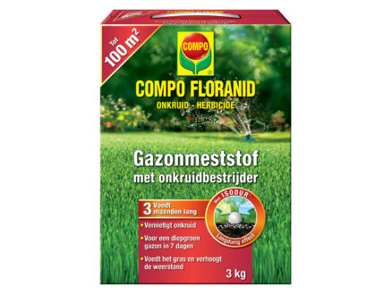 Compo Floranid engrais gazon + herbicide 3kg 1