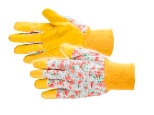 Busters Flower tuinhandschoenen M vinyl geel