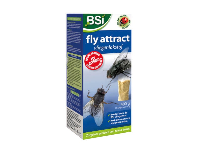 Bsi Fly Attract appât mouches 40g 10 pièces