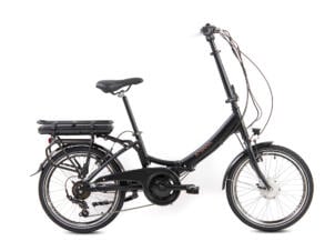 Eterra Fol-AL elektrische plooifiets voorwielmotor zwart