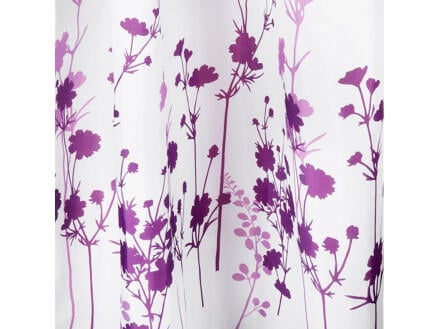 Differnz Folia douchegordijn 180x200 cm violet 1