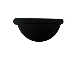 Metigla Fond de gouttière métal 125 noir