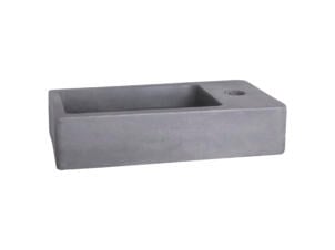 Differnz Force lave-mains 40x22 cm béton gris foncé