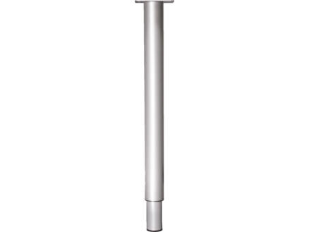 Fortuna meubelpoot rond 60mm 70-110cm aluminium