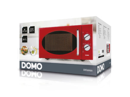 Domo Four à micro-ondes 25l, rouge