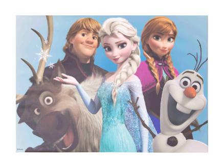 Disney Frozen canvasdoek 70x50 cm group hugg 1