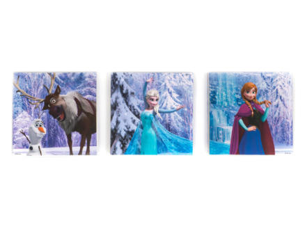 Disney Frozen toile imprimée 30x30 cm 3 pièces 1