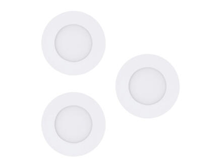 Eglo Fueva 1 spot LED encastrable 2,7W blanc 3 pièces 1