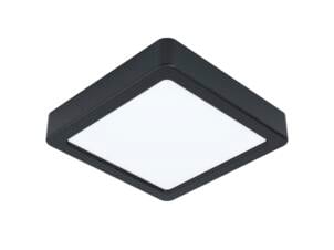 Eglo Fueva 5 LED plafondlamp vierkant 11W zwart