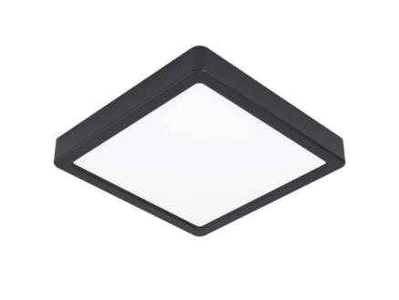 Eglo Fueva 5 LED plafondlamp vierkant 17W warm wit zwart 1
