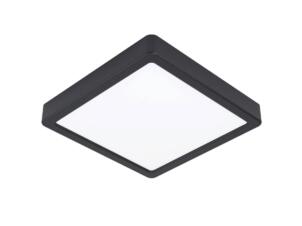 Eglo Fueva 5 LED plafondlamp vierkant 17W warm wit zwart