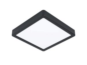 Eglo Fueva 5 LED plafondlamp vierkant 17W warm wit zwart