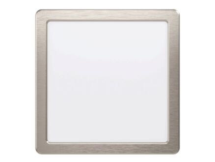 Eglo Fueva 5 lampe LED encastrable carré 16,5W 21,6cm blanc chaud nickel mat 1
