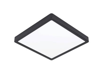 Eglo Fueva 5 plafonnier LED carré 20,5W blanc chaud noir 1
