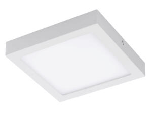 Eglo Fueva-C plafonnier LED carré 15,6W dimmable blanc